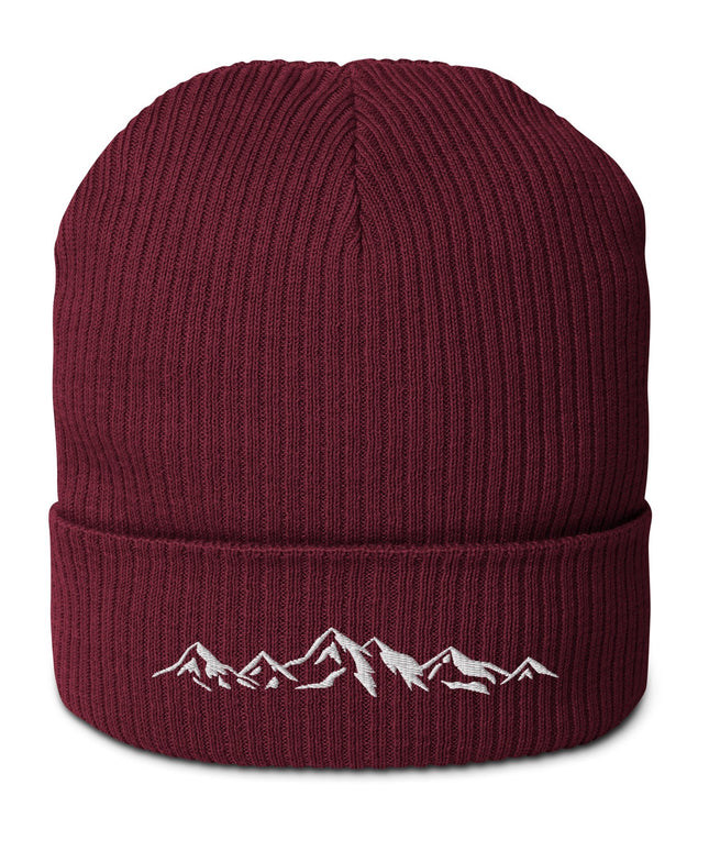 Bonnet côtelé bio - Montagnes - pimp your tee