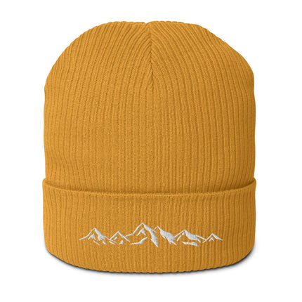 Bonnet côtelé bio - Montagnes - pimp your tee