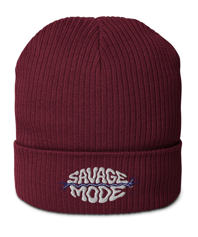 Bonnet côtelé bio - Savage mode - pimp your tee