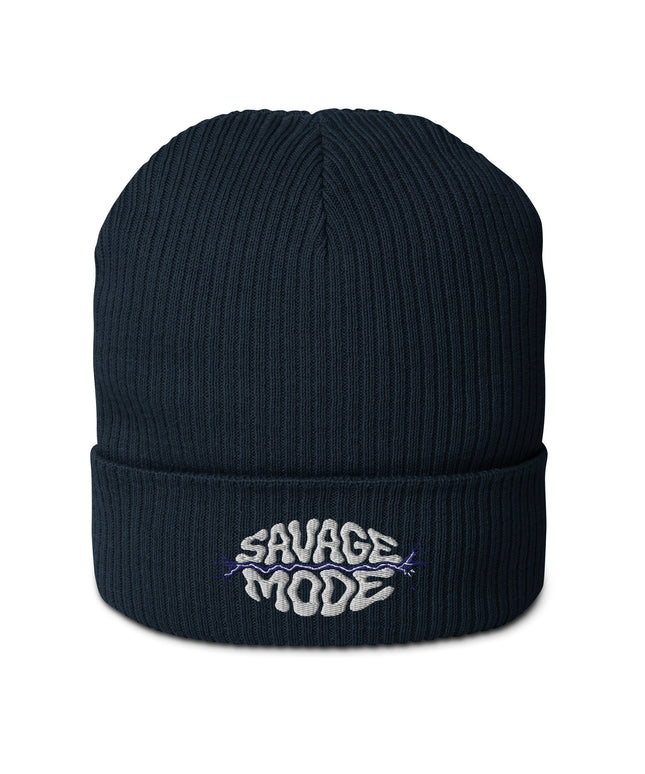 Bonnet côtelé bio - Savage mode - pimp your tee