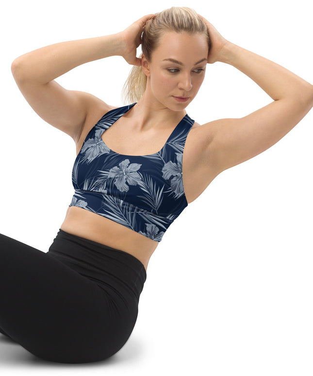 Brassière de sport recyclée - Hibiscus - pimp your tee