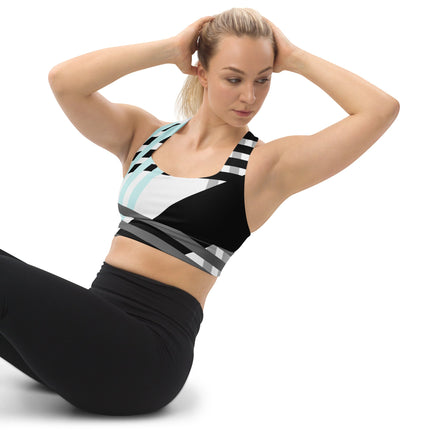 Brassière de sport recyclée - Lignes graphiques - pimp your tee