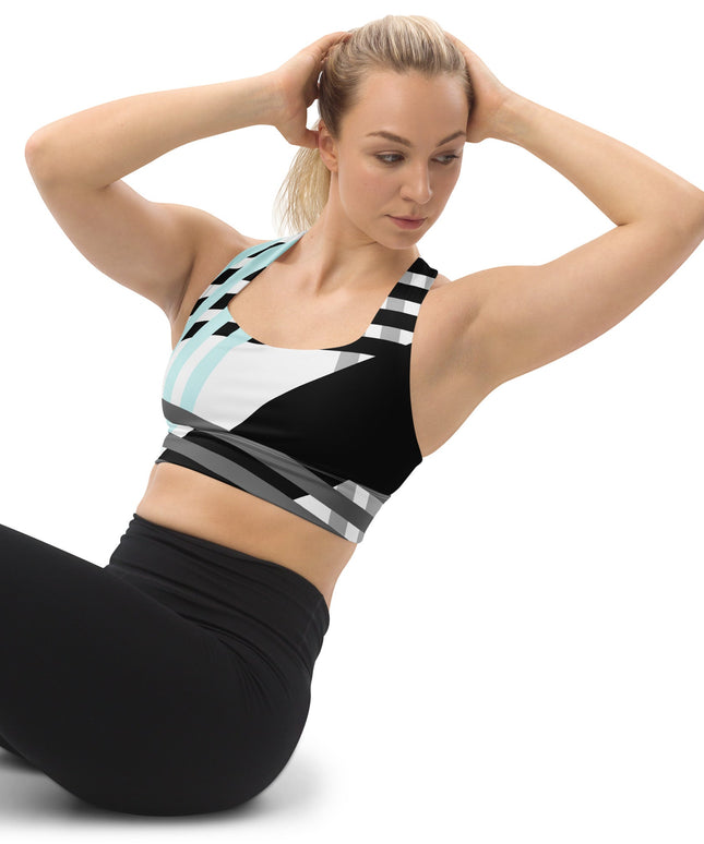 Brassière de sport recyclée - Lignes graphiques - pimp your tee