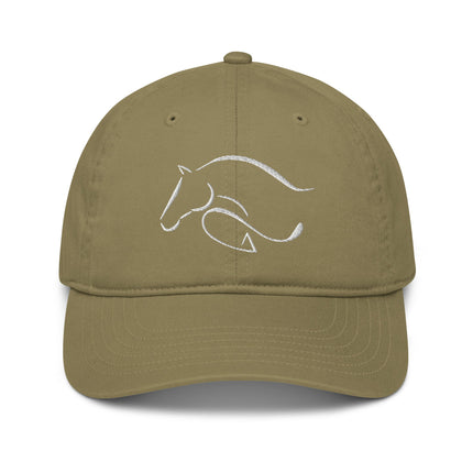Casquette de baseball bio Broderie Cheval - pimp your tee