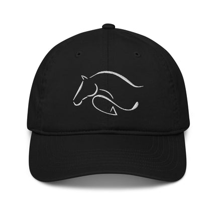 Casquette de baseball bio Broderie Cheval - pimp your tee