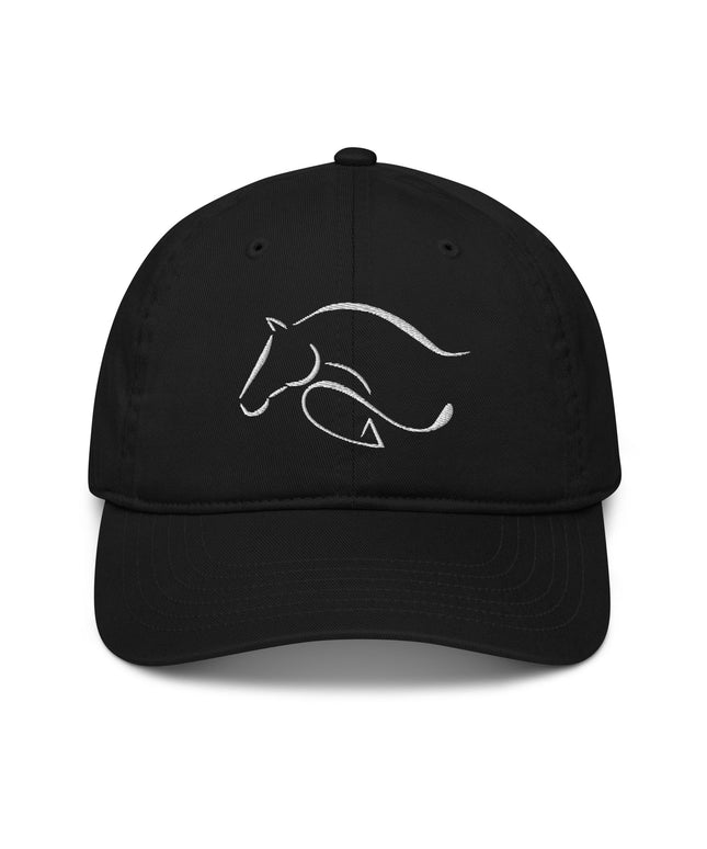Casquette de baseball bio Broderie Cheval - pimp your tee