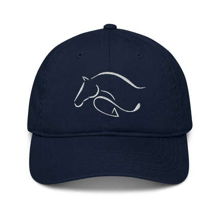 Casquette de baseball bio Broderie Cheval - pimp your tee