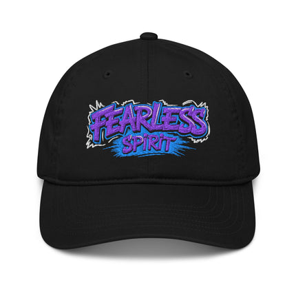 Casquette de baseball bio Broderie Fearless spirit - pimp your tee