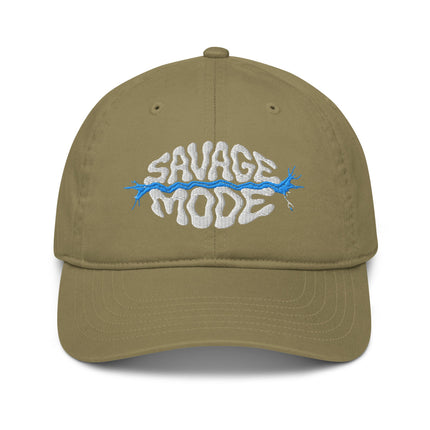 Casquette de baseball bio Broderie savage mode - pimp your tee