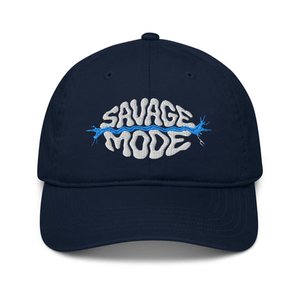 Casquette de baseball bio Broderie savage mode - pimp your tee