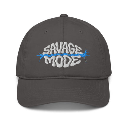 Casquette de baseball bio Broderie savage mode - pimp your tee