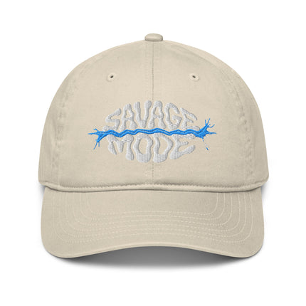 Casquette de baseball bio Broderie savage mode - pimp your tee
