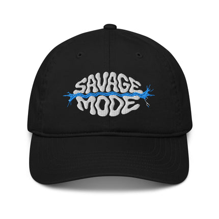 Casquette de baseball bio Broderie savage mode - pimp your tee