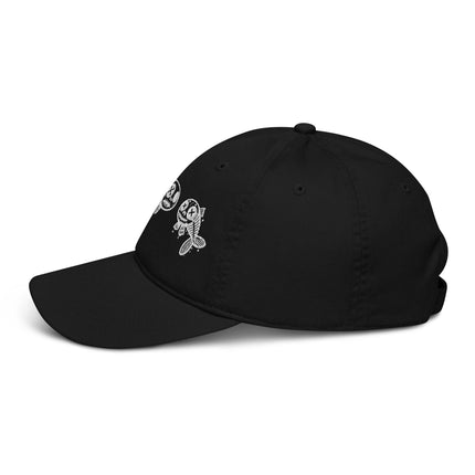 Casquette de baseball bio Broderie - Skeleton fish - pimp your tee