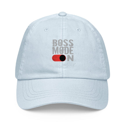Casquette de baseball pastel - Boss mode on - pimp your tee