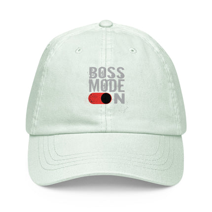Casquette de baseball pastel - Boss mode on - pimp your tee