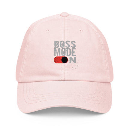 Casquette de baseball pastel - Boss mode on - pimp your tee