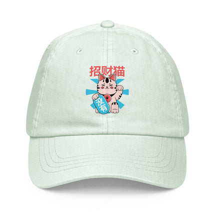 Casquette de baseball pastel chat japonais - pimp your tee
