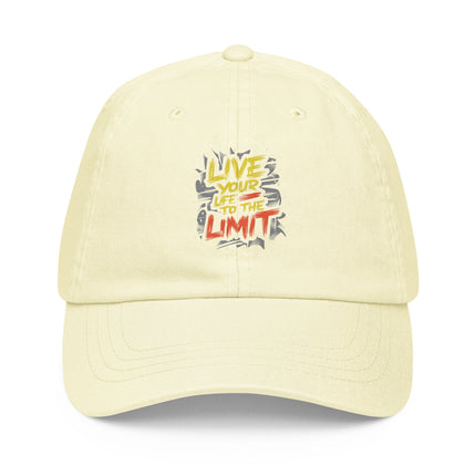 Casquette de baseball pastel - Live your life - pimp your tee