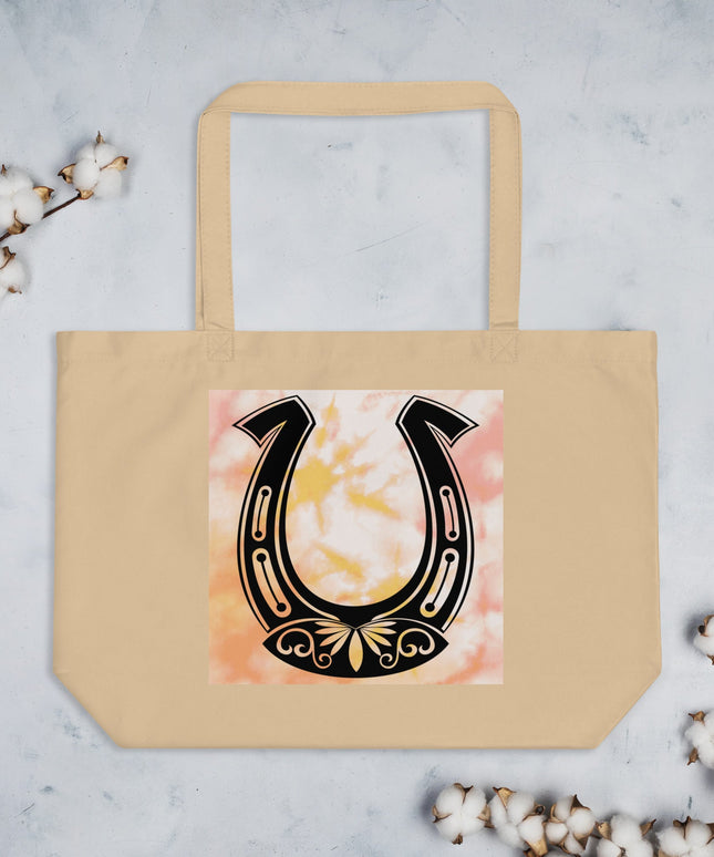 Grand tote bag bio - Fer à cheval - pimp your tee