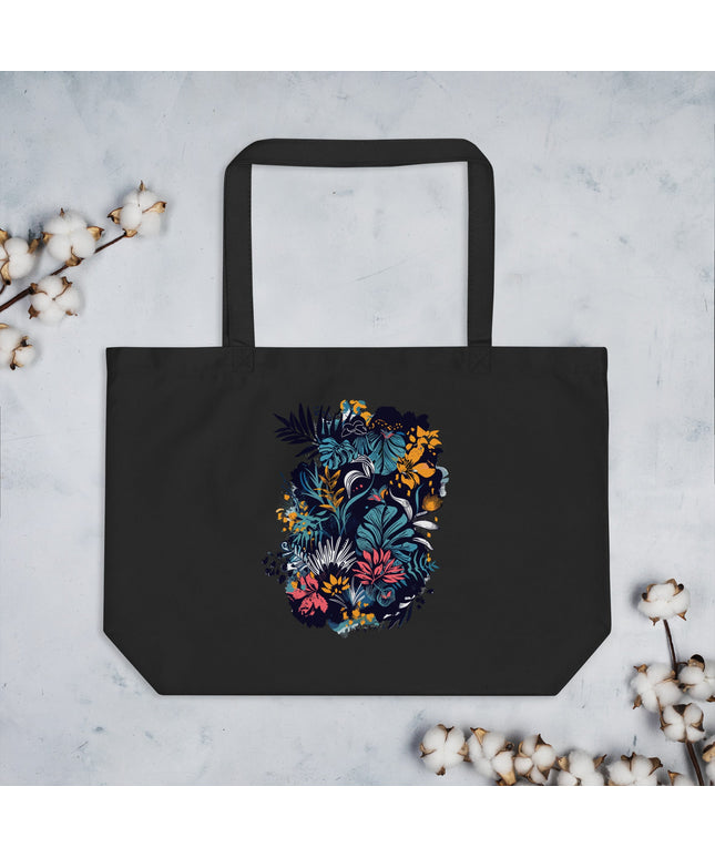 Grand tote bag bio - Fleurs - pimp your tee