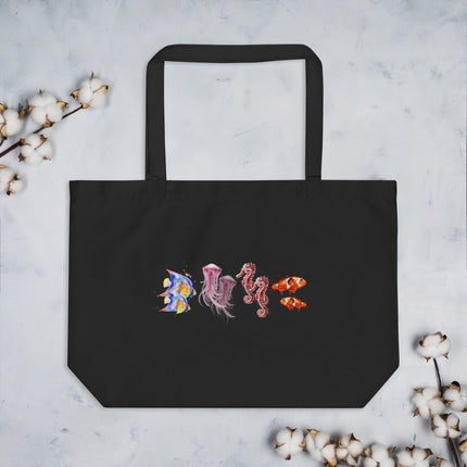 Grand tote bag bio - Marine life - pimp your tee