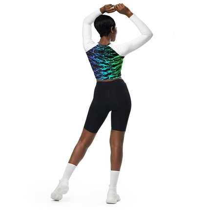 Haut court à manches longues en matières recyclées - pimp your tee