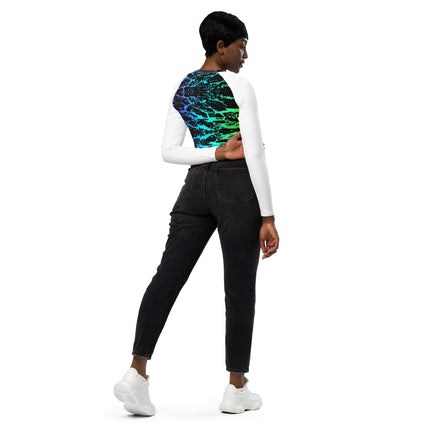 Haut court à manches longues en matières recyclées - pimp your tee