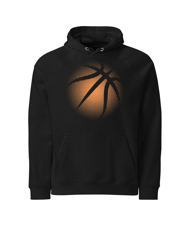 Sweat à capuche écologique Raglan unisexe - Basket - pimp your tee