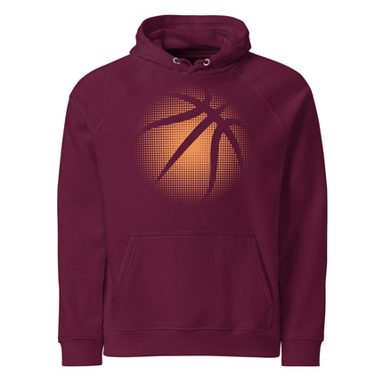 Sweat à capuche écologique Raglan unisexe - Basket - pimp your tee