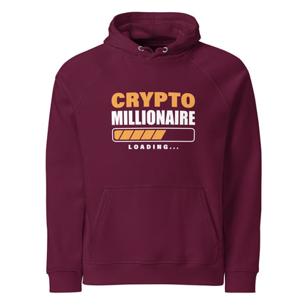 Sweat à capuche écologique Raglan unisexe - crypto - pimp your tee