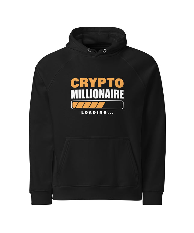 Sweat à capuche écologique Raglan unisexe - crypto - pimp your tee