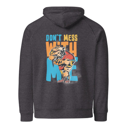 Sweat à capuche écologique Raglan unisexe - Don't mess with me - pimp your tee