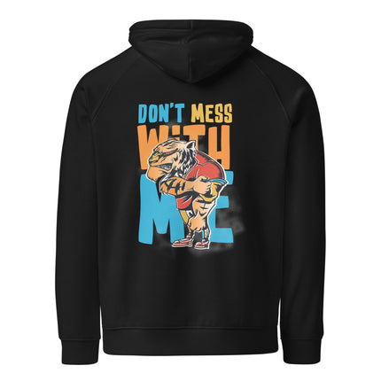 Sweat à capuche écologique Raglan unisexe - Don't mess with me - pimp your tee