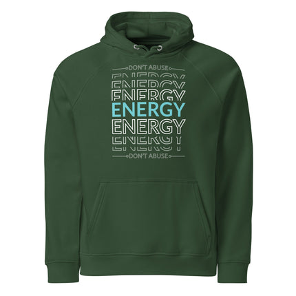 Sweat à capuche écologique Raglan unisexe - Energy - pimp your tee