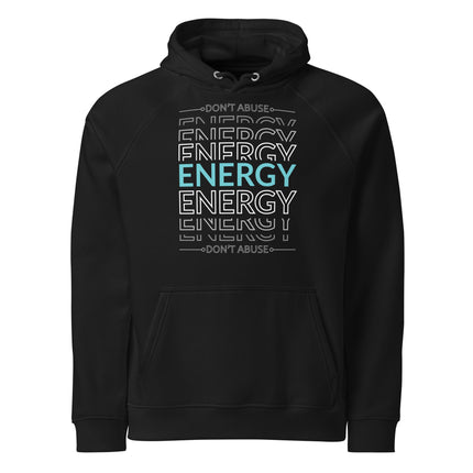 Sweat à capuche écologique Raglan unisexe - Energy - pimp your tee