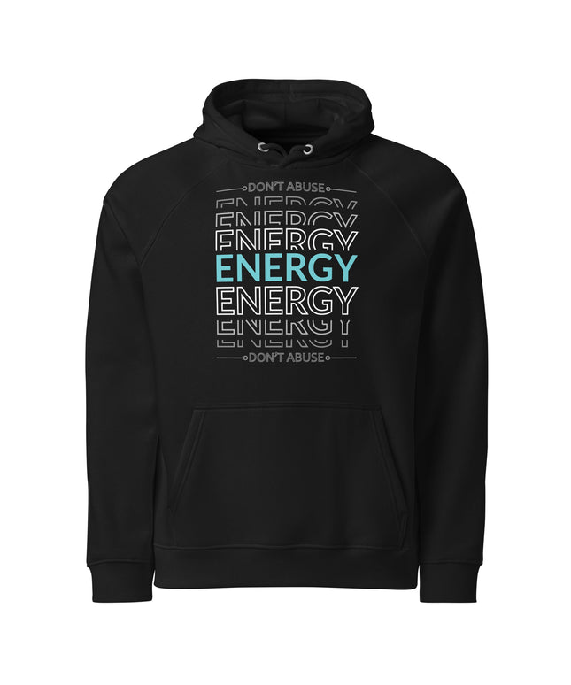 Sweat à capuche écologique Raglan unisexe - Energy - pimp your tee