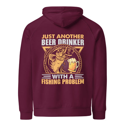 Sweat à capuche écologique Raglan unisexe - Fishing - pimp your tee