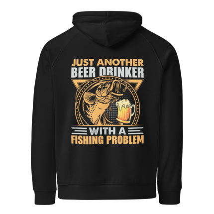 Sweat à capuche écologique Raglan unisexe - Fishing - pimp your tee