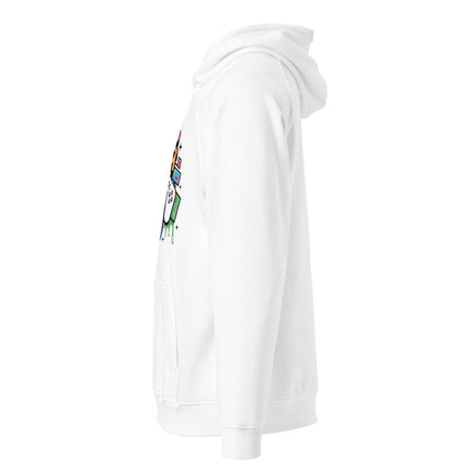 Sweat à capuche écologique Raglan unisexe - Gaming is my life - pimp your tee