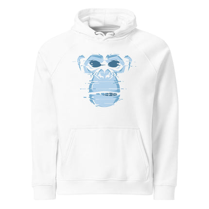 Sweat à capuche écologique Raglan unisexe - Gorille - pimp your tee