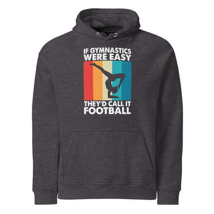 Sweat à capuche écologique Raglan unisexe - Gymnastics - pimp your tee