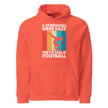 Sweat à capuche écologique Raglan unisexe - Gymnastics - pimp your tee