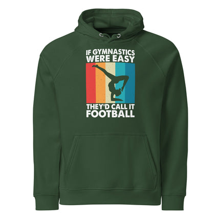 Sweat à capuche écologique Raglan unisexe - Gymnastics - pimp your tee