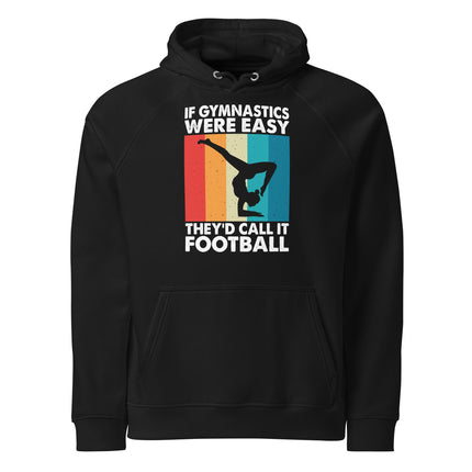 Sweat à capuche écologique Raglan unisexe - Gymnastics - pimp your tee