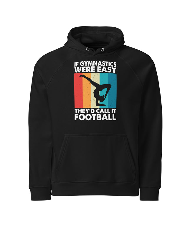 Sweat à capuche écologique Raglan unisexe - Gymnastics - pimp your tee