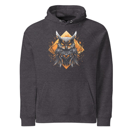 Sweat à capuche écologique Raglan unisexe - Hibou - pimp your tee