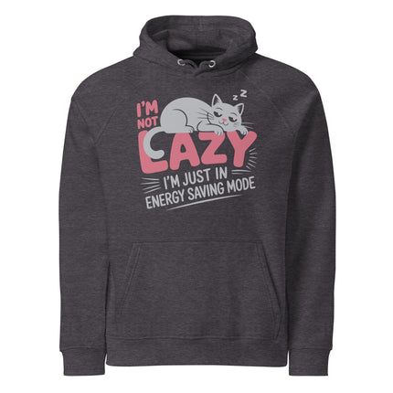 Sweat à capuche écologique Raglan unisexe - I'm not lazy - pimp your tee
