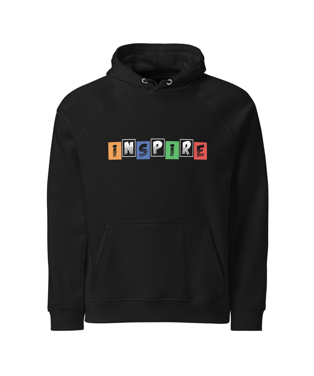 Sweat à capuche écologique Raglan unisexe - Inspire - pimp your tee