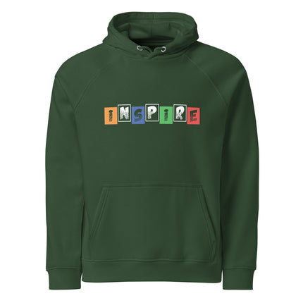 Sweat à capuche écologique Raglan unisexe - Inspire - pimp your tee